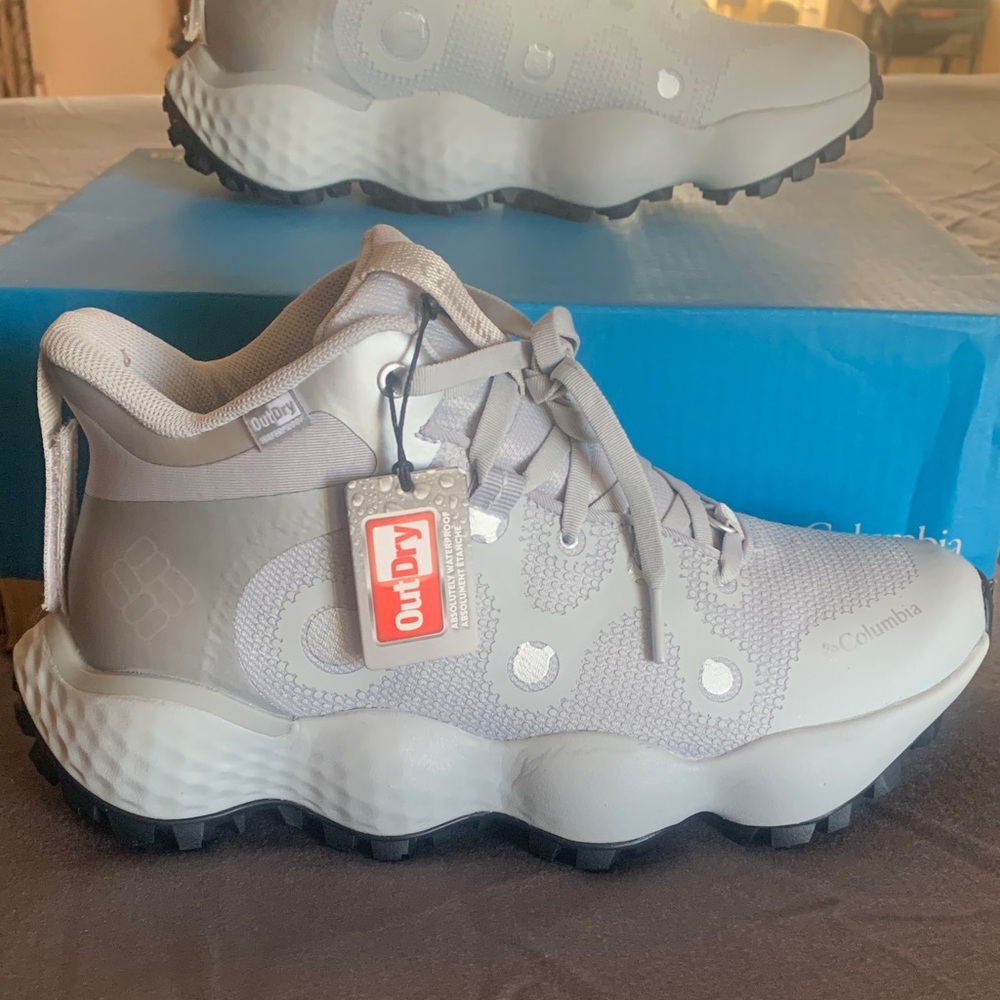 Columbia Light Gray OutDry Hiking Boots